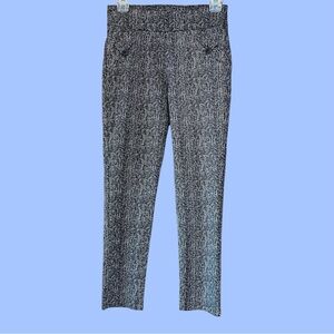 JOE‎ B. Pull-on Pants Slacks Trousers Black White Sz S Joe Benbasset